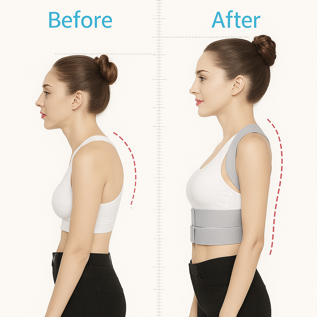 Corrector Postura Con Soporte Vertebral